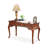 Brown Rectangular Solid Wood with drawers desk-1203024315