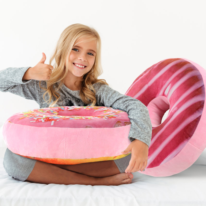 Striped Reversible Throw Pillow