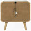 Table de chevet 2 tiroirs Light Ash