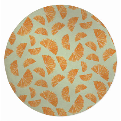 Summer Oranges Outdoor Rug