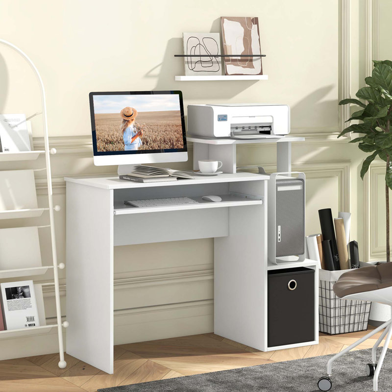 Computer Desk, White