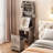 Makeup Vanity Set with LED Lights and Power Outlets-1227712805