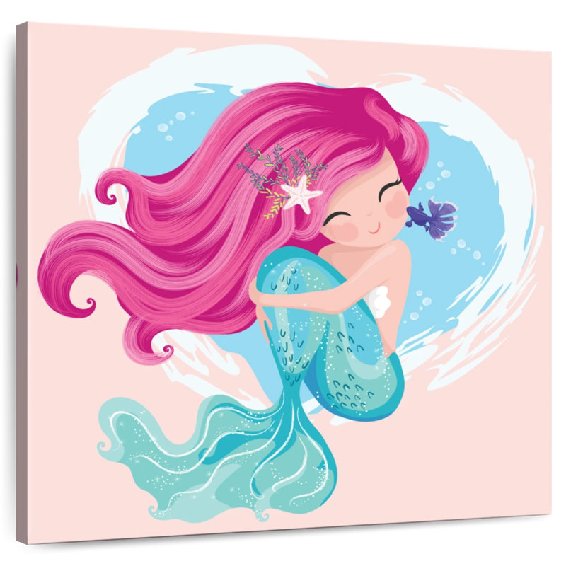Ashelle Charming Mermaid, 20" H x 20" W