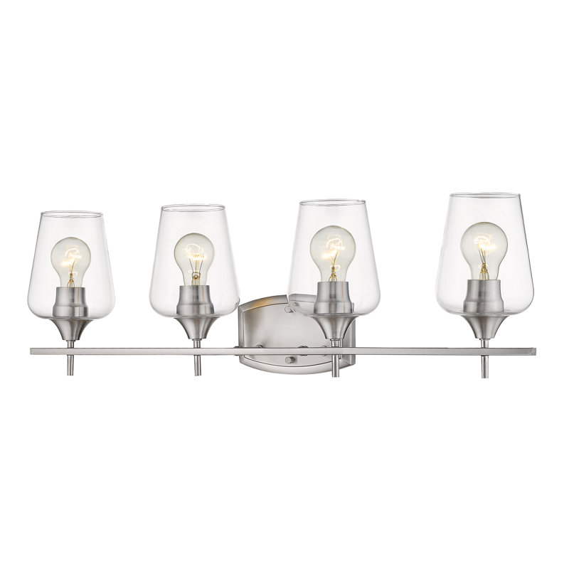 Dahlya 4 - Light Dimmable Vanity Light, Brushed Nickel