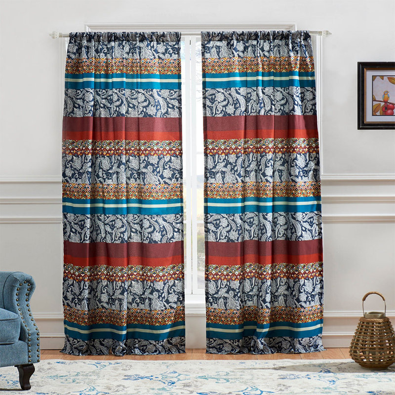 Greenland Home Fashions Vista Window Panel Pair