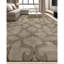 Geometric Area Rug in Dark Brown/Light Brown-156482251