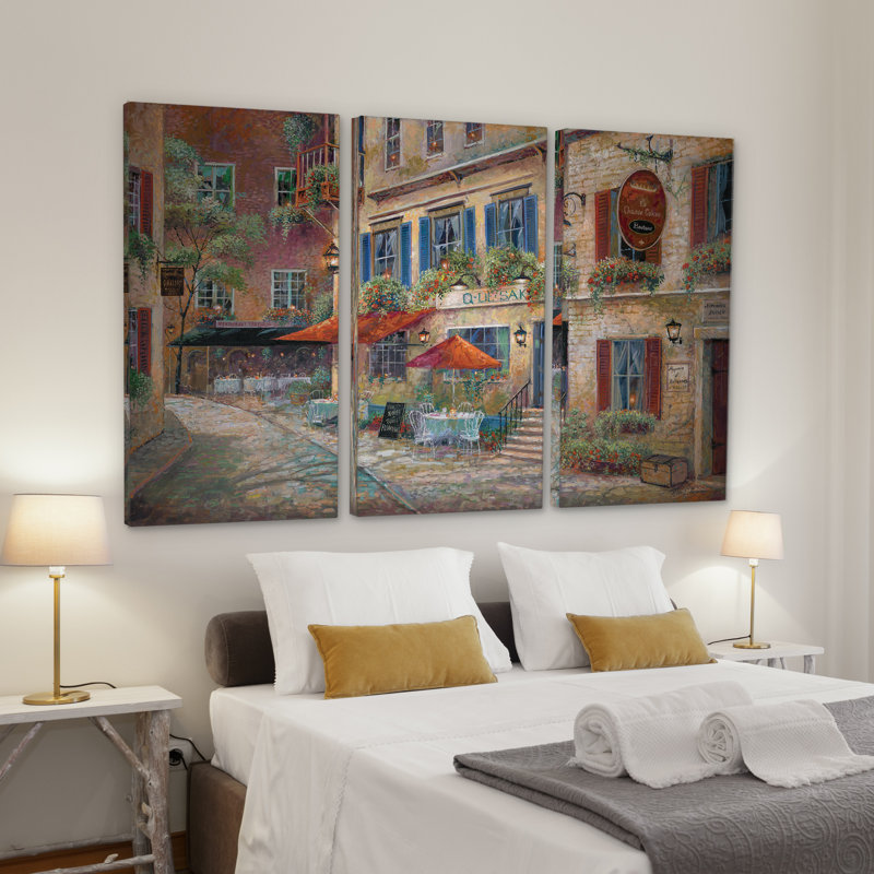 « la chasse galerie, », reproduction de peinture à l’acrylique à multiples images sur toile tendue, H 40 po x l 60 po