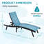 2 PCS All Weather Pool Lounge Chairs Ergonomic Design With Adjustable Backrest-2081319153