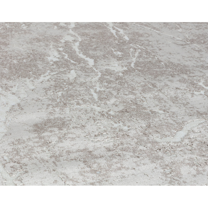 Studebaker Collection Brown Contemporary Area Rug, Rectangle 5'2" x 7'5"