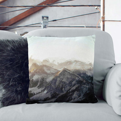 Mountain Range Cushion with Filling