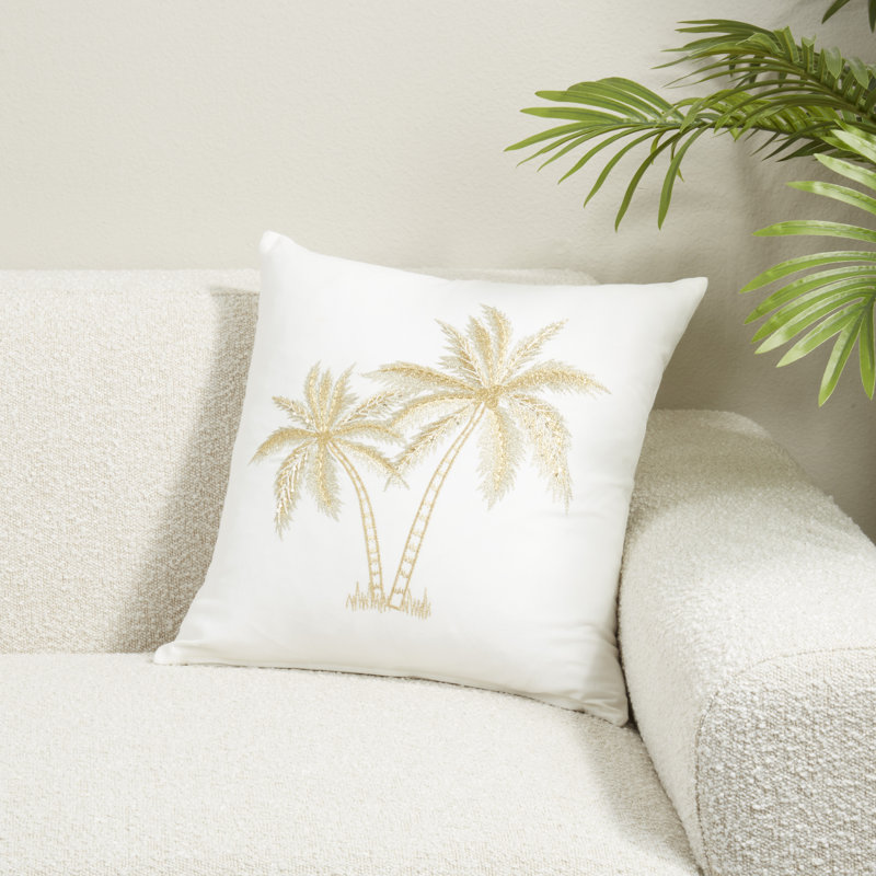 Coussin Palm Trees, Duvet de canard