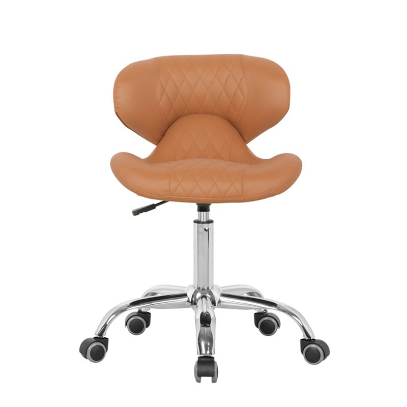 Tabouret industriel à hauteur ajustable Zayven, Brun
