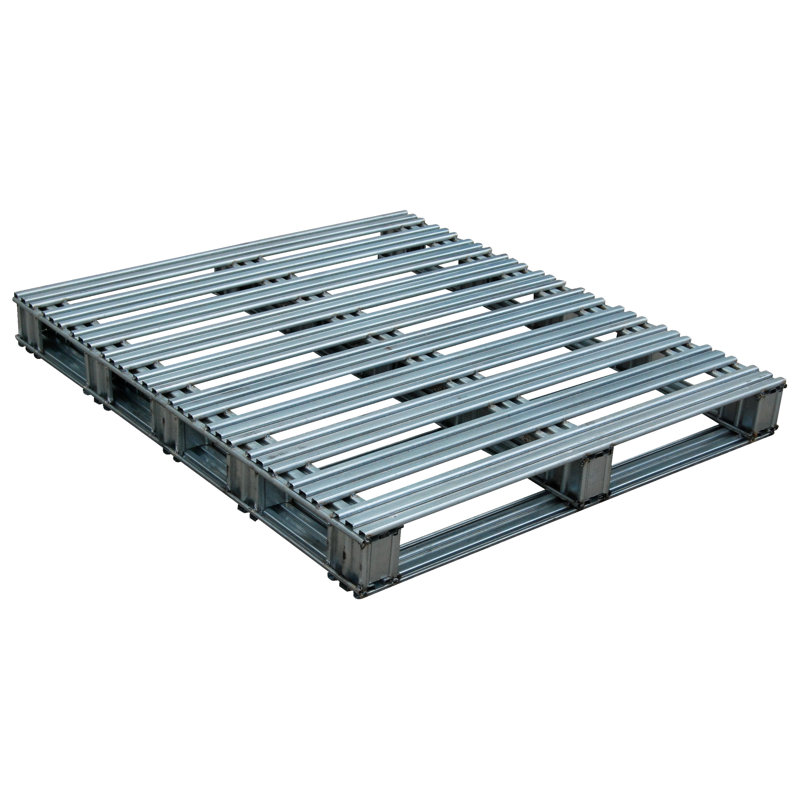 Palette en acier galvanisé, H 4,75 po x l 42 po x P 48 po