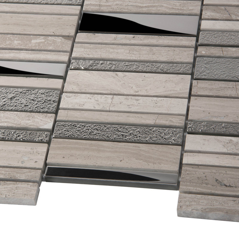Metropolis 0.9 in. x 5.8 in. Polished Tile