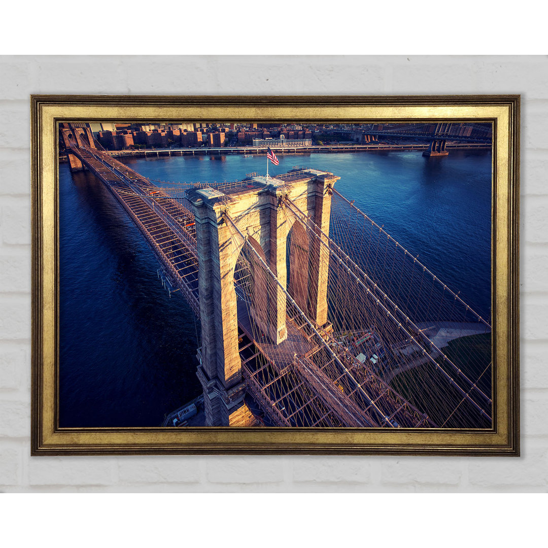 Brooklyn Bridge oben - Druck