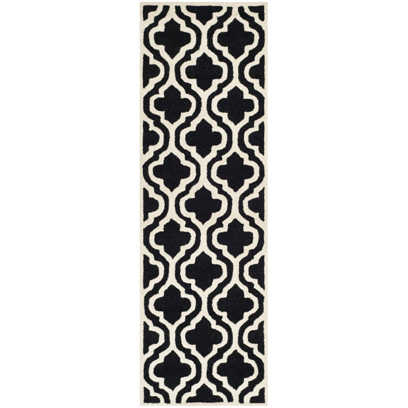 Cambridge Hand Tufted Wool Geometric Rug, Runner 2'6" x 14'