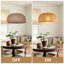 Luminaire suspendu en bambou 18 pouces