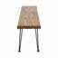 BANC ZT INDUSTRIEL EN BOIS ET MÉTAL RECTANGULAIRE