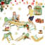 7-in-1 Foldable Wooden Climbing Frame for Children – Climbing Ladder with Slide, Rocker & Arch, Indoor Montessori Gym for Toddlers-2123351955
