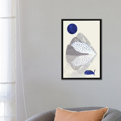 « houses on the coast » par flatowl, impression sur toile