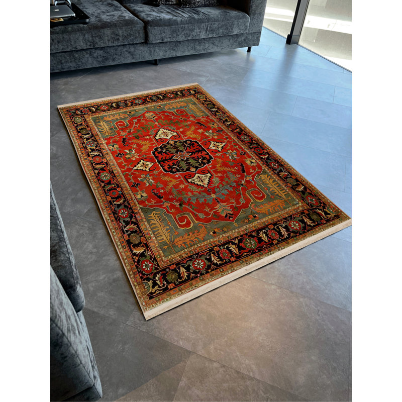 Tapis rectangulaire Wimjan, Rectangle 5 pi 2 po x 7 pi 7 po