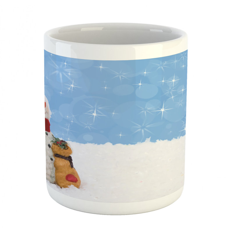 Grande tasse à café bonhomme de neige