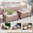 Corion 5 - Person Patio Furniture Set With Chairs,Outdoor Sectional Seating Group With Ottomans, All Weather Sofa Conversation Set With Ottomans And Cushions