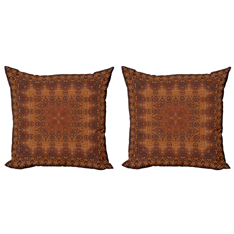 Ambesonne Reversible Pillow Cover, 18" x 18"