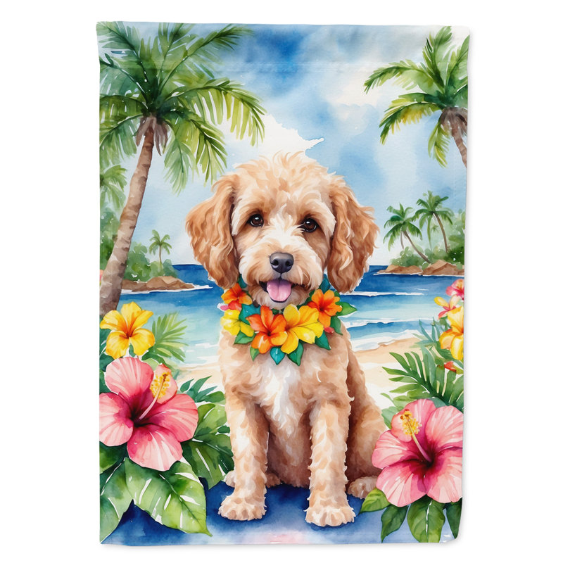 Drapeau de jardin en polyester double face H 15,5 po x l 11,25 po