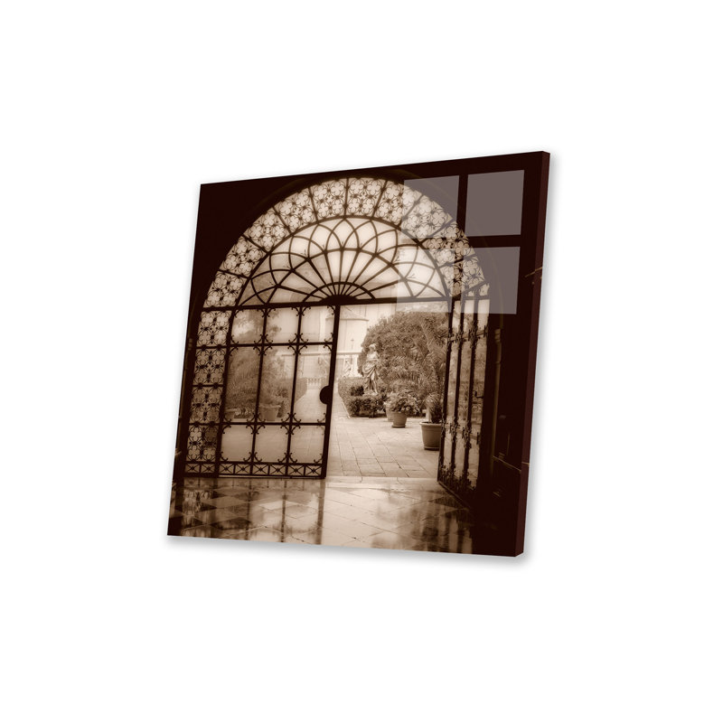 Cour sur Venise, reproduction sur verre acrylique