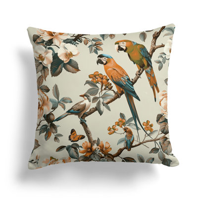 Coussin Parrot Petals Paradise
