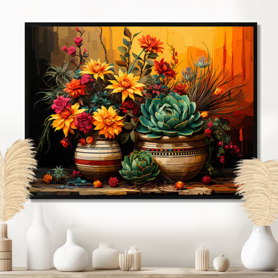 Boho, poterie florale mexicaine