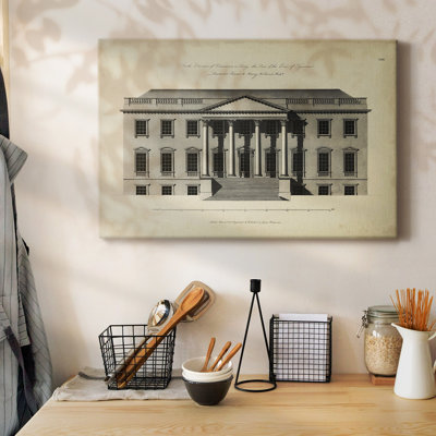 Richardson Architecture II-Gallery Wrapped Canvas