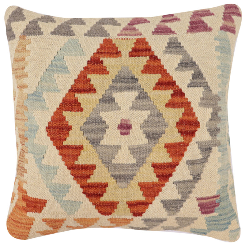 Housse et insert de coussin carré 100% laine