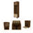 12-Bottle 2-Shelf 1-Drawer Bar Cabinet