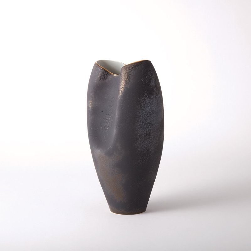 Oxus Handmade Porcelain Table Vase, 18.5" H x 9" W x 8" D
