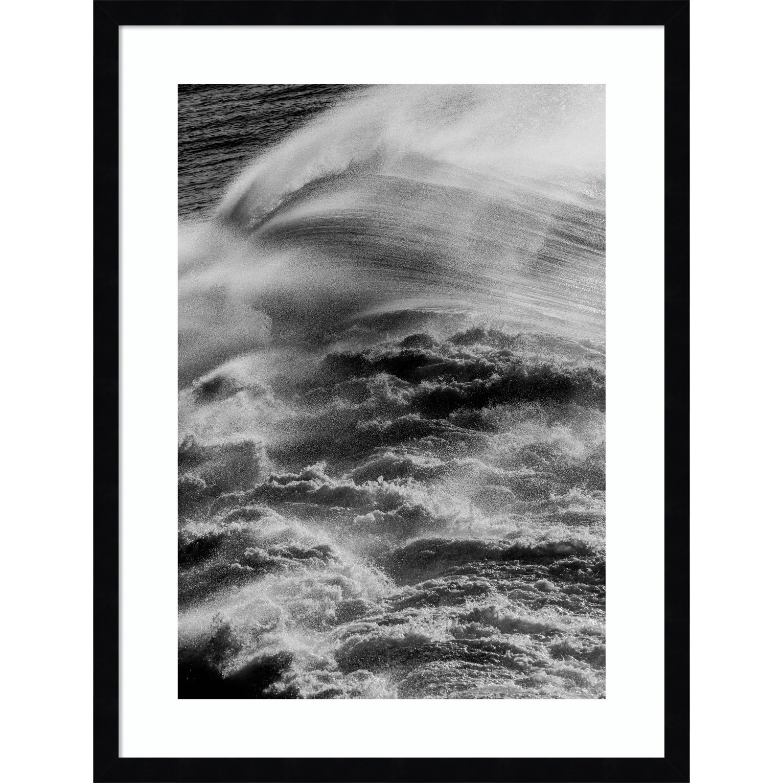 Almerton "Sea Offerings" Print, Black, 25" H x 19" W