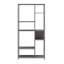 Metal Bookcase Room Divider For Living Room, Home Office, Study