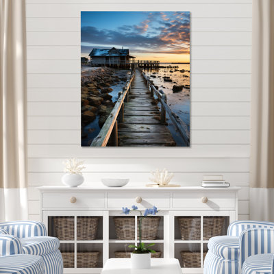 Adelphi Pier and Dock Rustic I, reproduction d'art sur toile