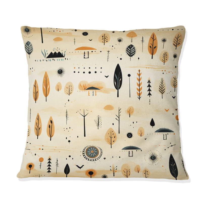 Motif tribal Nomad Boho, H 16 po x l 16 po