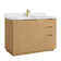 Abuja 48" Single Bath Vanity with White Grain Stone Top