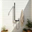 Système de douche extérieur à effet pluie, pommeau de douche avec douchette, fixation murale