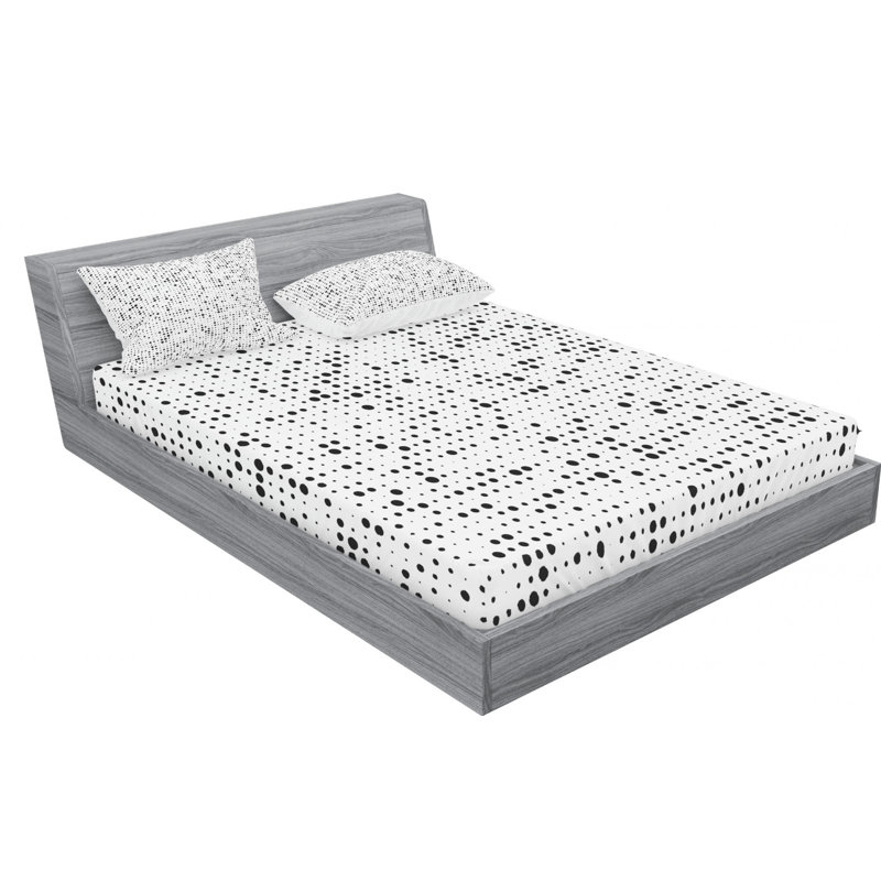 Microfiber Sheet Set, Queen Sheet Set with Fitted Sheet