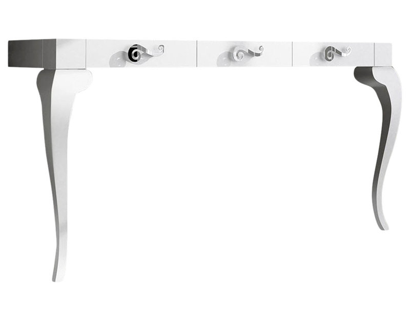 Console Table, 29.5" H x 47" W x 15.6" D, High Gloss