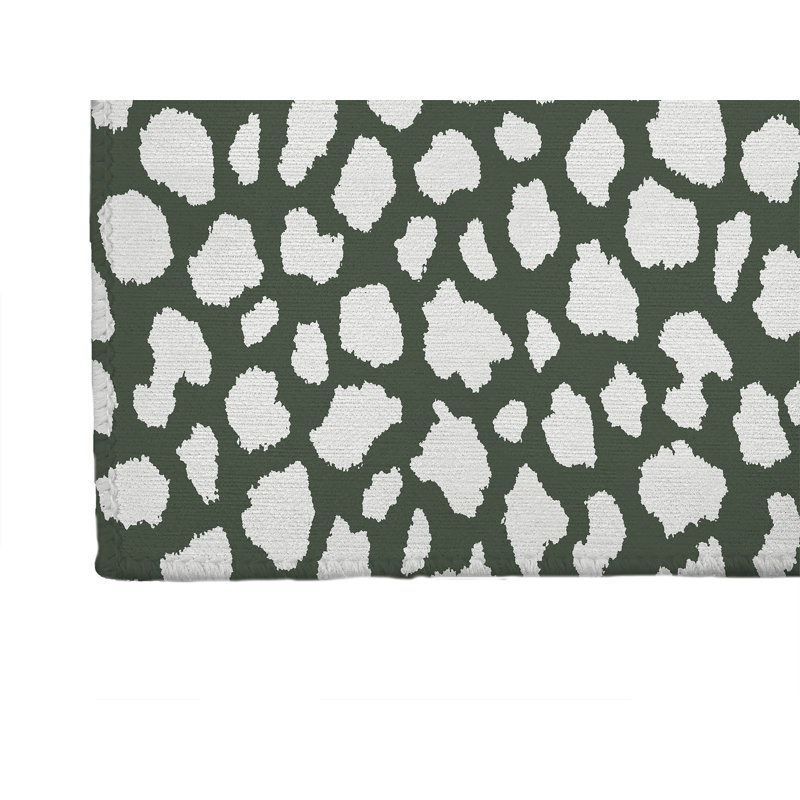 Animal Splat Activity Mat, Rectangle 5' x 7', Chimichurri/Green