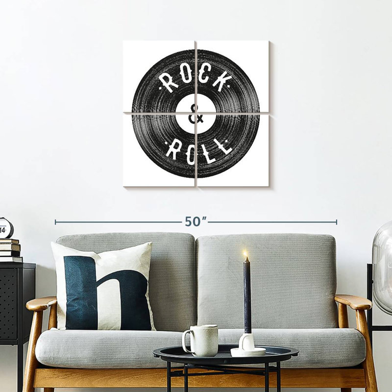 Abarca Rock N 'Roll, H 26 po x l 26 po