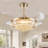 Houstyn Dimmable Crystal Ceiling Fan with LED Lights and Remote Control-1650773953-1733840709