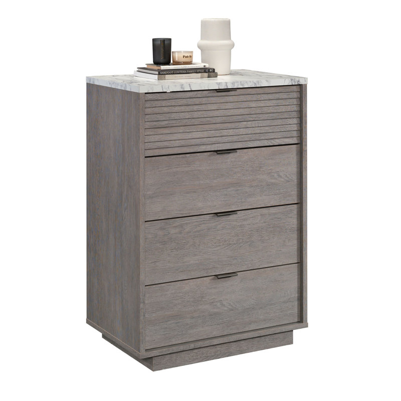 Commode de chambre contemporaine à 4 tiroirs East Rock