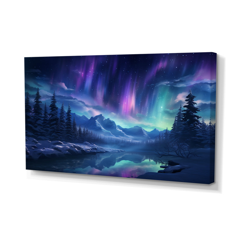 Northern Lights I - aurore boréale, art mural