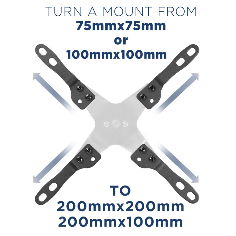 Mount-It! VESA Mount Adapter Kit, TV Wall Mount Bracket Adapter Fits 23 to 42 in., Hardware Included